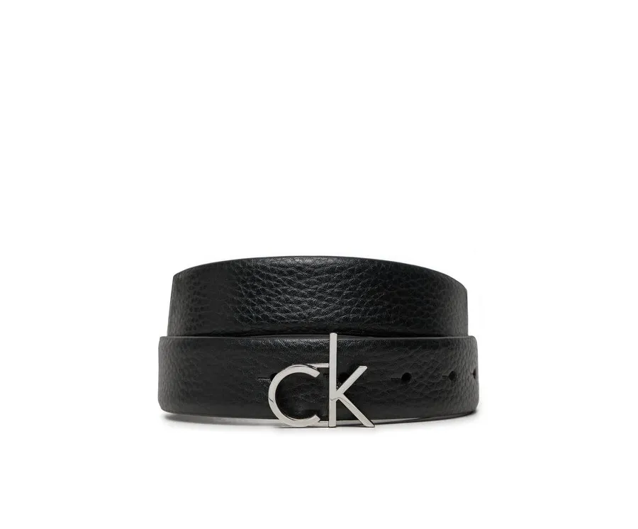 obrazek 1 Calvin Klein Pasek Damski Ck Logo Buckle Belt 3.0_Pbl K60K613073 Czarny