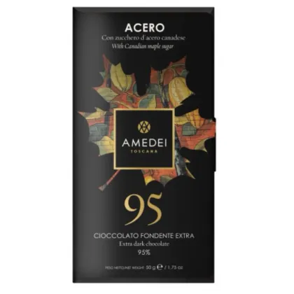 Zdjęcie Ciemna czekolada Acero 95, Amedei, 95% kakao, 50g