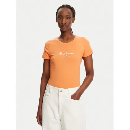 Zdjęcie Pepe Jeans T-Shirt New Virginia PL505202 Pomarańczowy Slim Fit