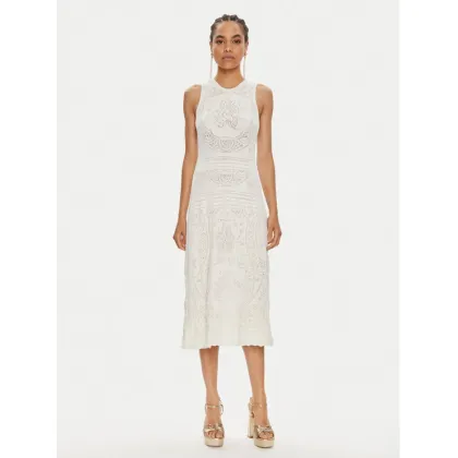 Zdjęcie TWINSET Sukienka letnia 241TT3160 Biały Slim Fit