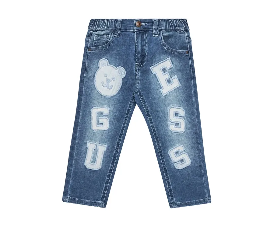 obrazek 1 Guess Jeansy N5GA03 D4CA0 Niebieski Regular Fit
