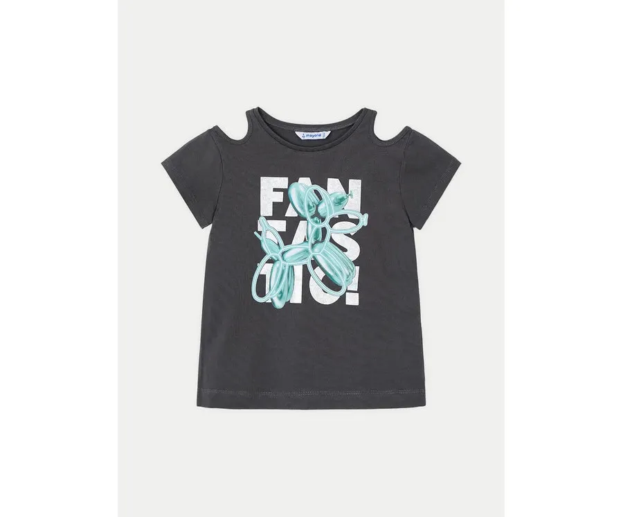 obrazek 1 Mayoral Bluzka 3056 Czarny Regular Fit