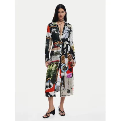 Zdjęcie Desigual Sukienka koszulowa Collage 25SWVW45 Kolorowy Regular Fit