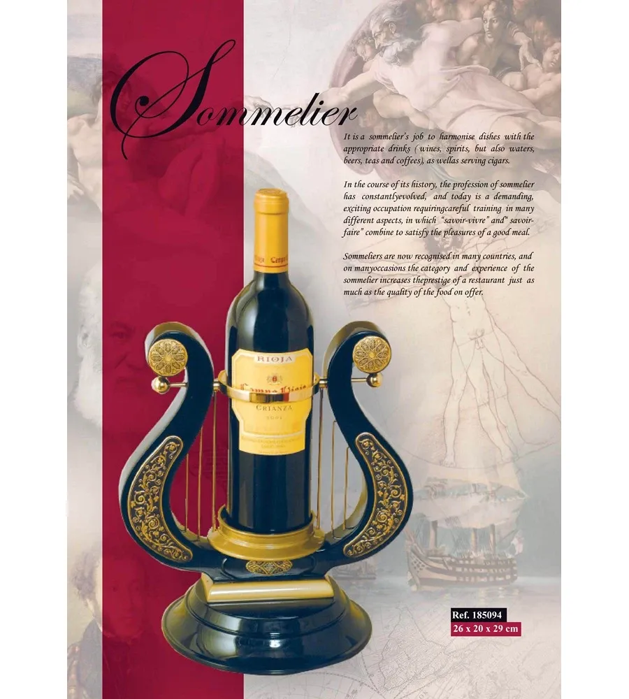 obrazek 1 Zestaw na biurko/podstawa na wino Sommelier