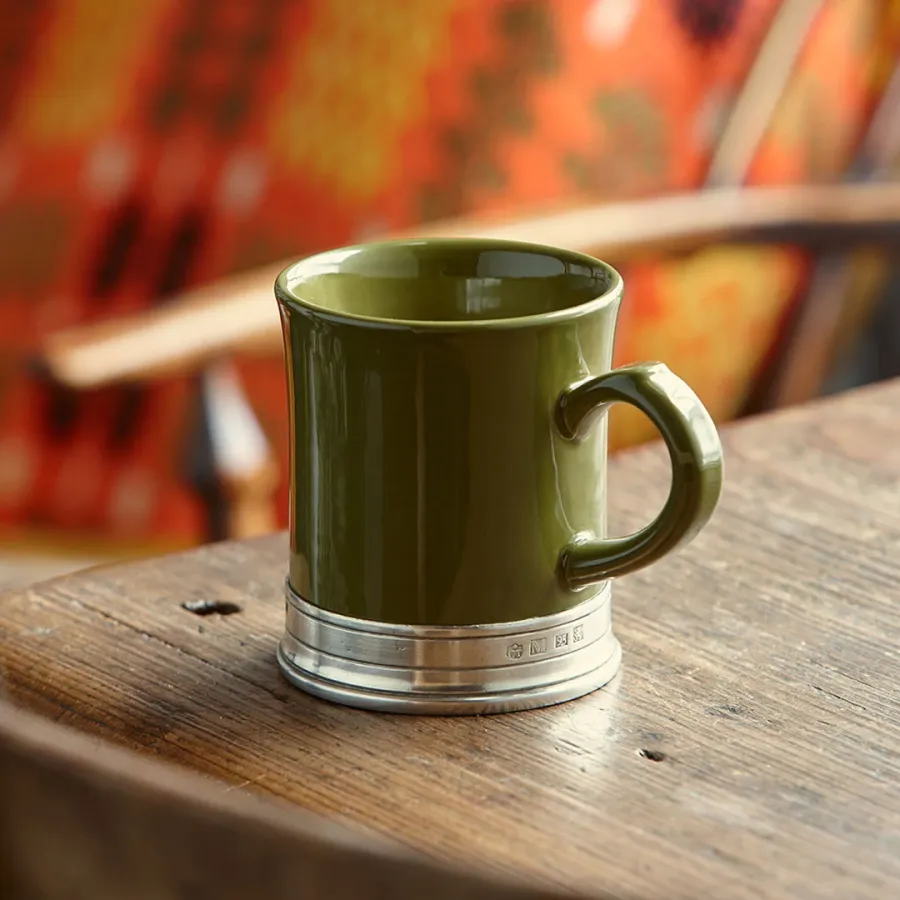 picture 3 Classic ceramic mug - green