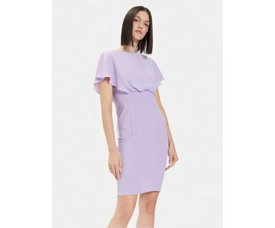 obrazek 1 Rinascimento Sukienka koktajlowa CFC0118271003 Fioletowy Regular Fit