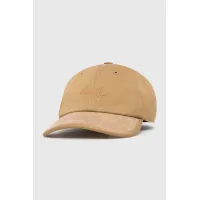 Zdjęcie Drôle de Monsieur czapka z daszkiem La Casquette Drôle Gabardine kolor beżowy z aplikacją D-CP149-CO111-DBG
