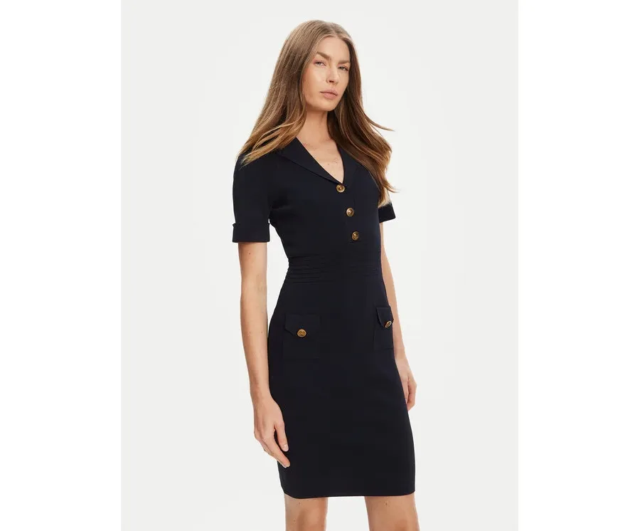 obrazek 1 Guess Sukienka dzianinowa W5YK29 Z0130 Granatowy Slim Fit