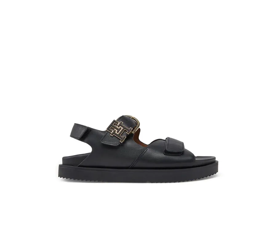 obrazek 1 Tommy Hilfiger Sandały Leather Sporty Sandal FW0FW08799 Czarny