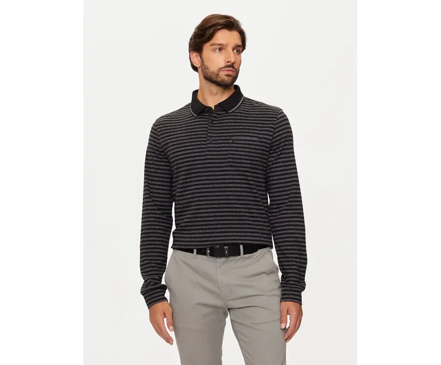 obrazek 1 Pierre Cardin Polo C5 30514.3046 Czarny Regular Fit