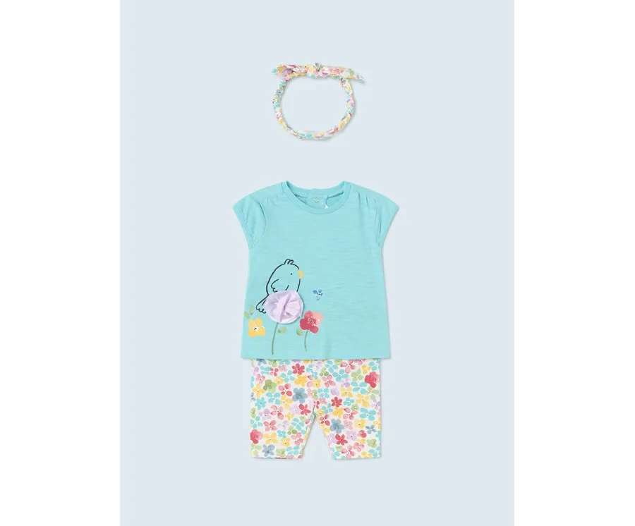obrazek 1 Mayoral Komplet t-shirt i legginsy 1746 Kolorowy