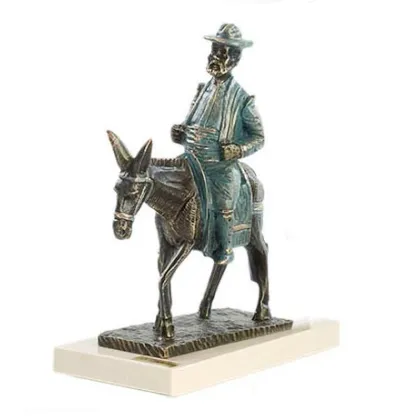Zdjęcie Giermek Sancho Pansa na ośle - nadzwyczajna statuetka dekoracyjna