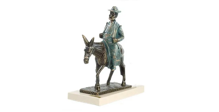 obrazek 1 Giermek Sancho Pansa na ośle - nadzwyczajna statuetka dekoracyjna