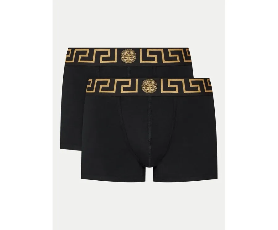 obrazek 1 Versace Komplet 2 par bokserek AU10181 1A10011 Czarny