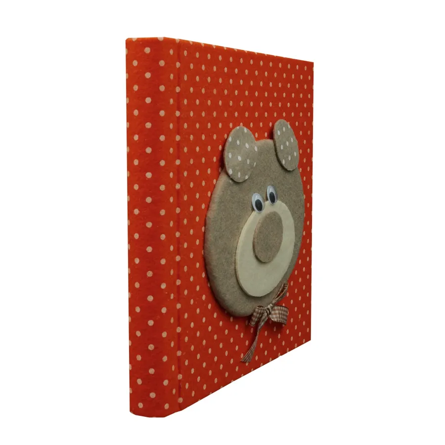 obrazek 2 Stylowy dziennik rozwoju w pierwszym roku życia z misiem