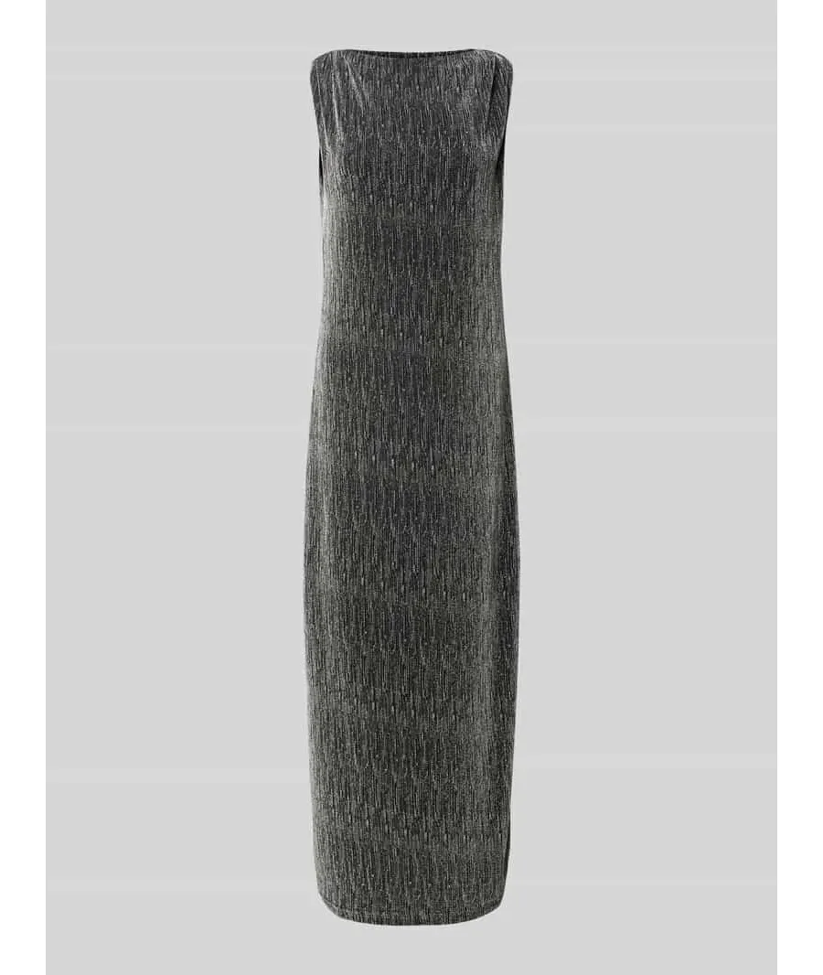 obrazek 1 Długa sukienka z dekoltem w łódkę model ‘ANITA’