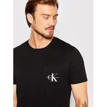 Zdjęcie Calvin Klein Jeans T-Shirt J30J320936 Czarny Slim Fit