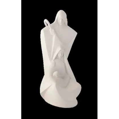 Zdjęcie Święta Rodzina wykonana z białej porcelany