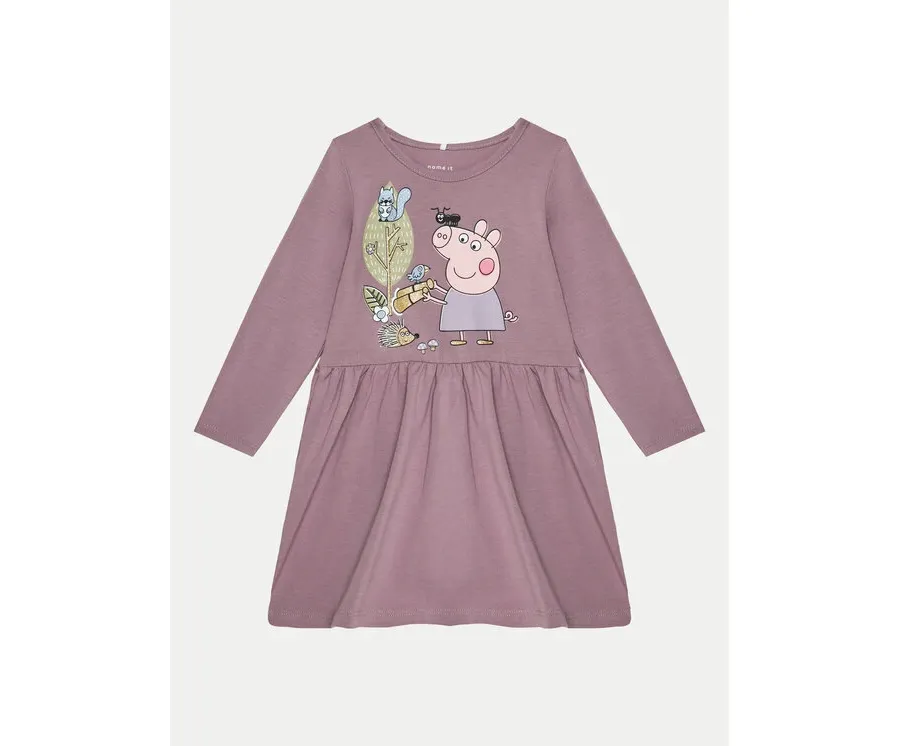 obrazek 1 NAME IT Sukienka codzienna 13238551 Różowy Regular Fit