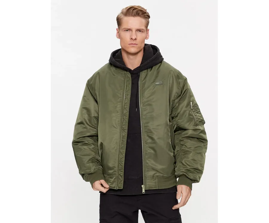 obrazek 1 Tommy Jeans Kurtka bomber Authentic DM0DM17660 Zielony Relaxed Fit