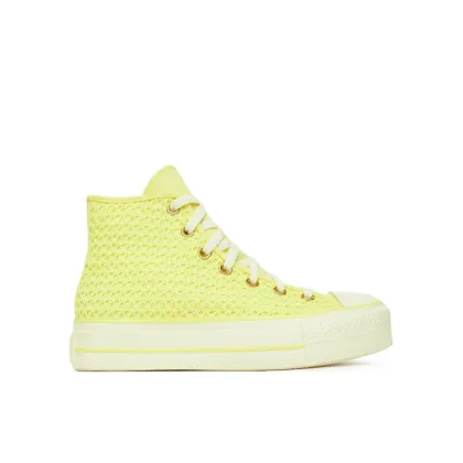 Zdjęcie Converse Trampki Chuck Taylor All Star Lift Platform Knit A14967C Żółty