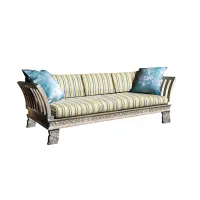 Zdjęcie Stylowa sofa BALI do domu i na taras w bieli i turkusie - Collecion Alexandra