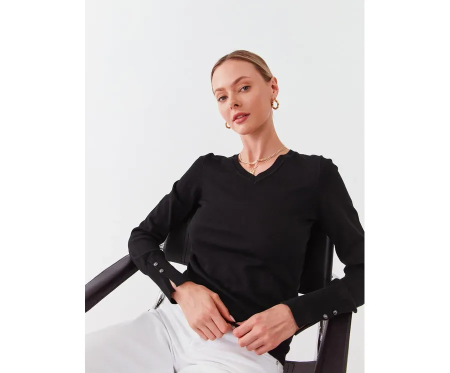 obrazek 1 Guess Sweter W2YR31 Z2V62 Czarny Regular Fit