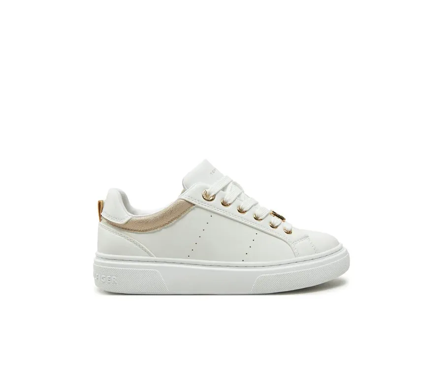 obrazek 1 Tommy Hilfiger Sneakersy Low Cut Lace-Up Sneaker T3A9-33743-1355 S Biały