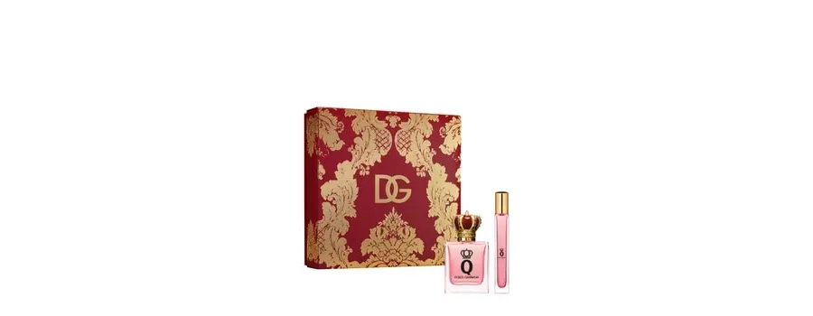 obrazek 1 Dolce&Gabbana Q by Dolce&Gabbana Xmas Set 2024 + Travel Spray 10 ml Zestaw zapachowy 1 szt.