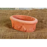 Picture Oval clay pot made in Italian style - Fornace Masini