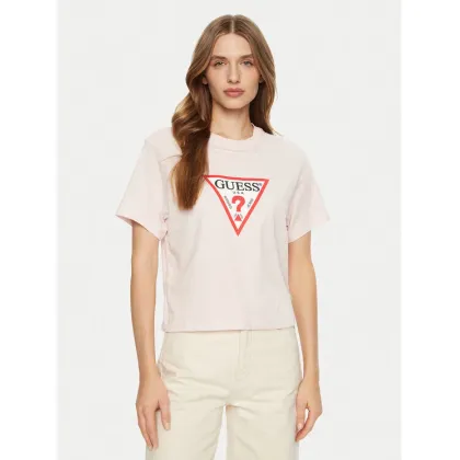 Zdjęcie Guess Jeans T-Shirt W4YI73 K8HM0 Różowy Regular Fit