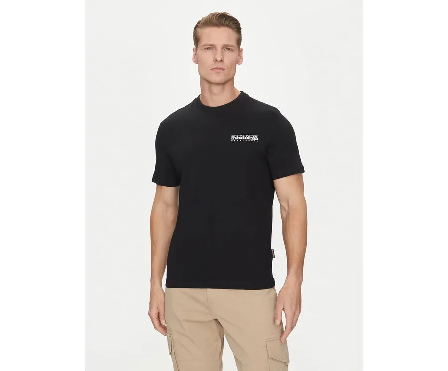 obrazek 1 Napapijri T-Shirt S-Sovana NP0A4IE4 Czarny Regular Fit