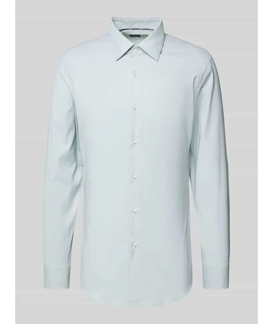 obrazek 1 Koszula biznesowa o kroju slim fit z kołnierzykiem typu kent model ‘Hank’
