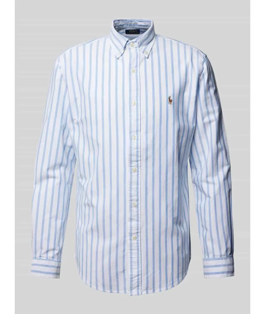 obrazek 1 Koszula casualowa o kroju custom fit z kołnierzykiem typu button down