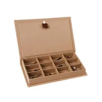 Picture Leather box for tie and cufflinks - Absolute Breton