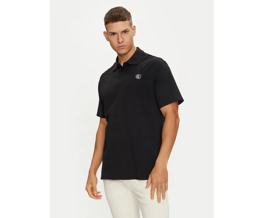 obrazek 1 Just Cavalli Polo 76OAGG23 Czarny Regular Fit