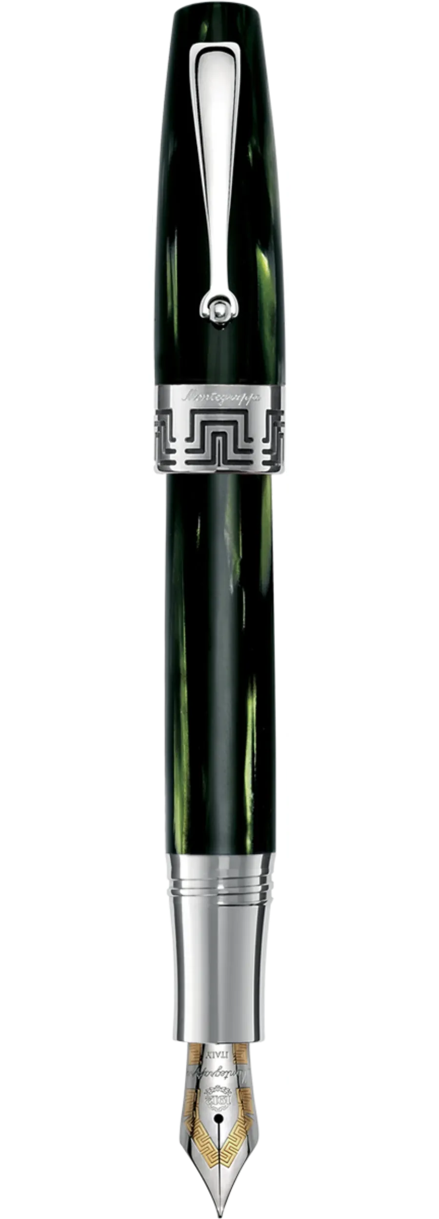 obrazek 1 Luksusowe pióro wieczne Extra 1930, czarny bambus, stalówka 18K