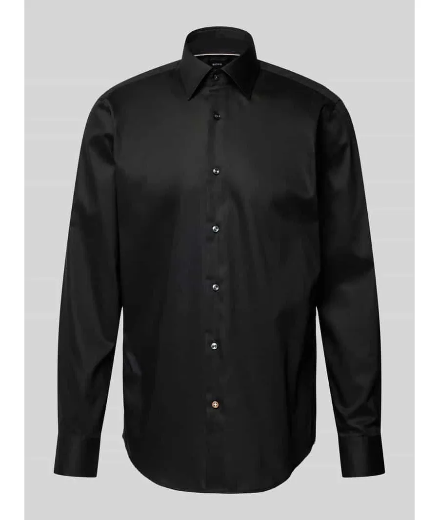 obrazek 1 Koszula biznesowa o kroju regular fit z kołnierzykiem typu kent model ‘JOE’