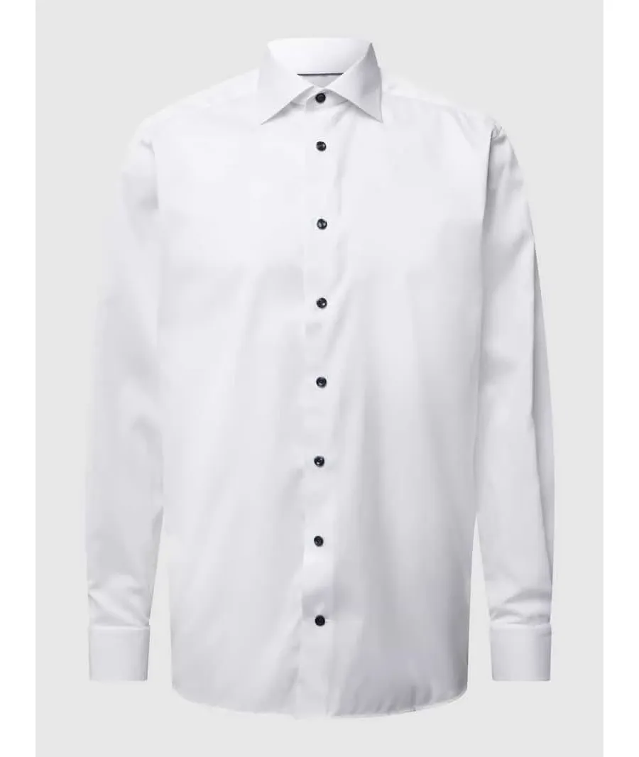 obrazek 1 Koszula biznesowa o kroju regular fit z diagonalu