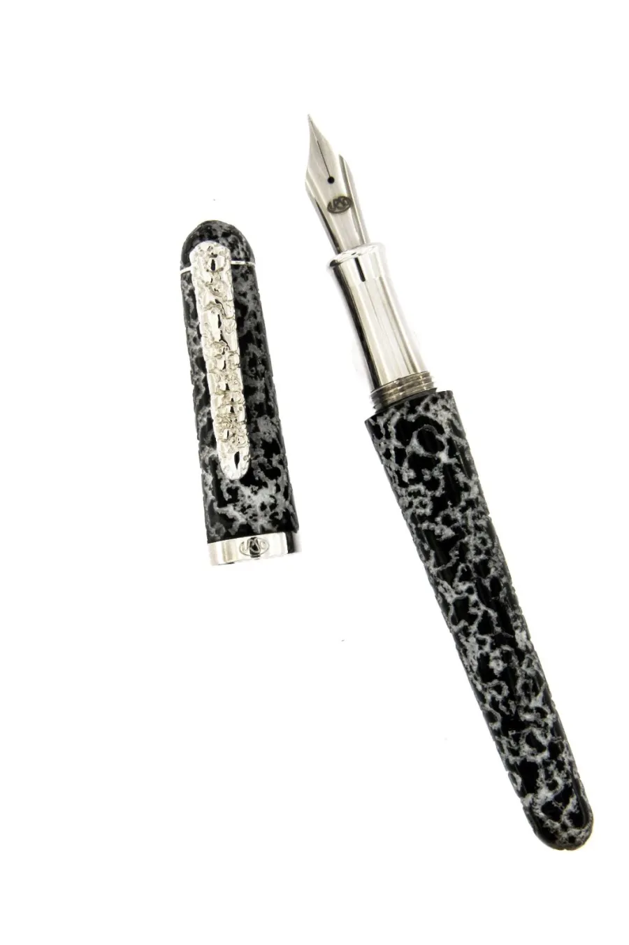 obrazek 2 Włoskie pióro wieczne Crisopea Black Silver - Urso