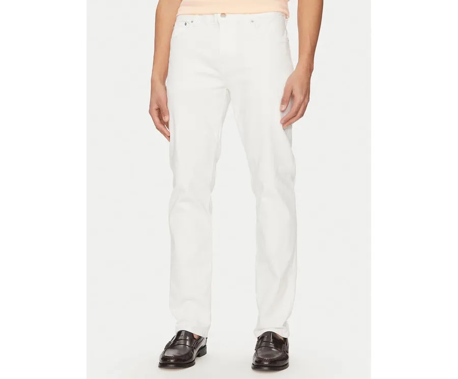 obrazek 1 Tommy Hilfiger Jeansy Denton MW0MW38812 Biały Straight Fit