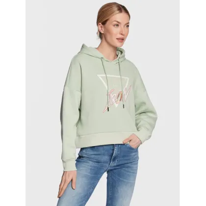 Zdjęcie Guess Bluza Icon W3RQ03 KB683 Zielony Relaxed Fit