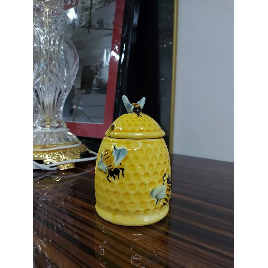obrazek 5 Oryginalny ceramiczny słoik na miód - Le Ceramiche