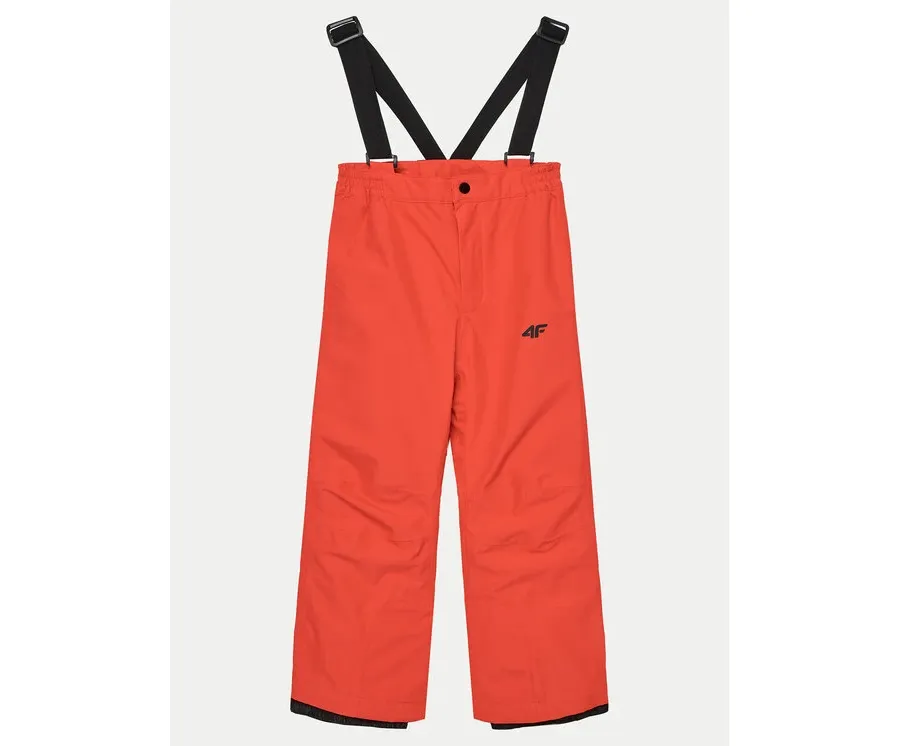 obrazek 1 4F Spodnie narciarskie 4FJWAW24TFTRM654 Czerwony Regular Fit