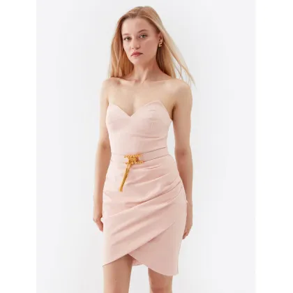 Zdjęcie Elisabetta Franchi Sukienka koktajlowa AB-425-32E2-V500 Różowy Slim Fit