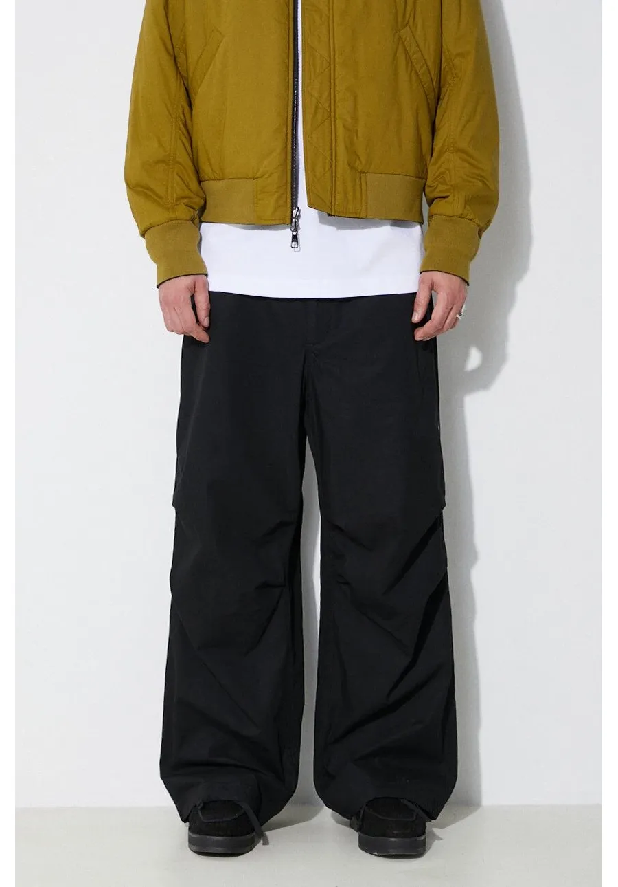 obrazek 1 Engineered Garments spodnie bawełniane Over Pant kolor czarny proste OR343.ZT156