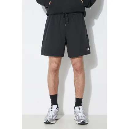 Zdjęcie New Balance szorty French Terry męskie kolor czarny MS41520BK