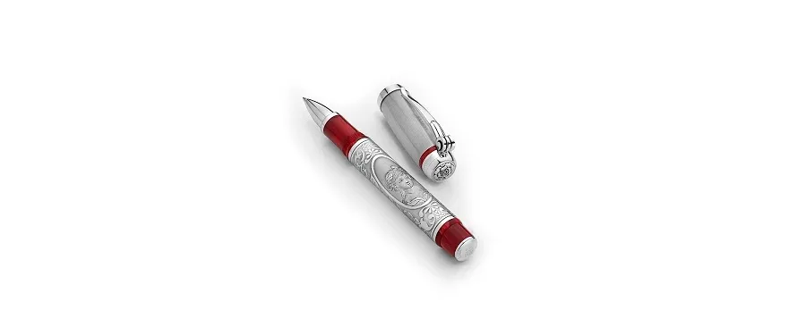picture 2 Traviata Rollerball Pen - exclusive silver - Serie Emozioni in Musica