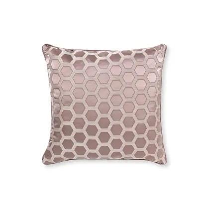 Zdjęcie Różowa geometryczna poduszka
