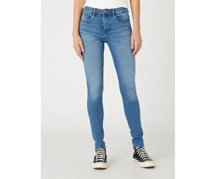 obrazek 1 Wrangler Jeansy High Skinny 630 W27HCY37O 112332394 Niebieski Skinny Fit